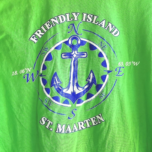🌴 NWOT St. Maarten T-Shirt ⚓️ - Picture 2 of 5